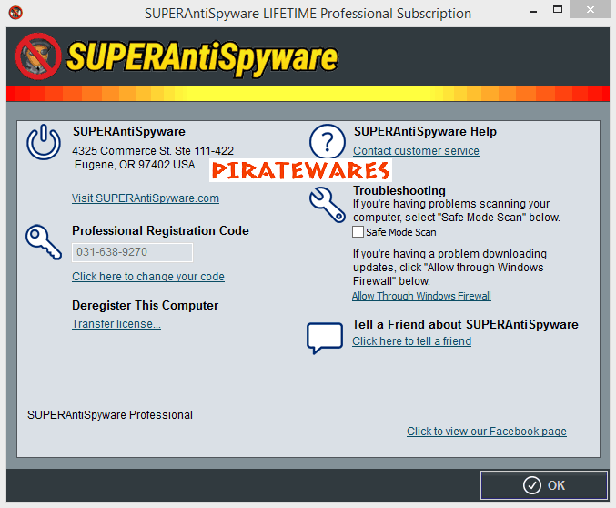download superantispyware professional x registration code 2023