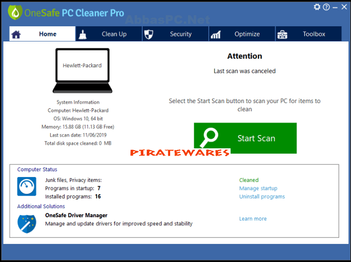 onesafe pc cleaner patch