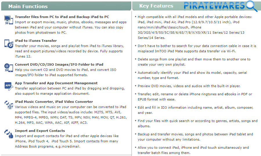 ImTOO iPad Mate Platinum 5.7.41 Serial Key Free Download 2023