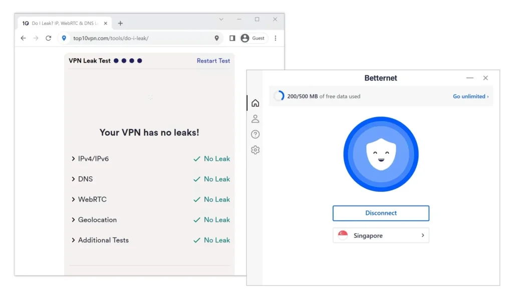 Betternet VPN Crack1
