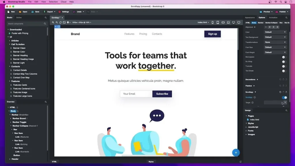 Bootstrap Studio 3